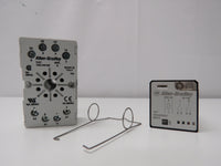 Allen Bradley 700-HA32A1 SER-D 10A RELAY and Base 700-HN100 with retainer clip