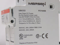 Ferraz Shawmut USCC2 Fuse Holder with ATQR15 Fuses
