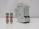 Ferraz Shawmut USCC2 Fuse Holder with ATQR15 Fuses