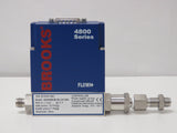 Brooks Instrument 4800 Series Mass Flow Meter AIR, 5 slpm Inlet 25 psi Outlet 7 Psi