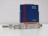 Brooks Instrument 4800 Series Mass Flow Meter AIR, 1 slpm Inlet 25 psig Outlet 7 Psig