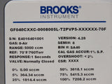 Brooks Instrument GF40 Series 8-AIR 5000 ccm GF040CXXC Thermal Mass Flow Controller