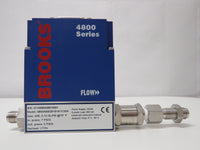 Brooks Instrument 4800 Series Mass Flow Meter AIR, 0-10 SLPM Inlet 7 psig Outlet 0 Psig