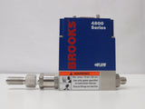 Brooks Instrument 4800 Series Mass Flow Meter N2, 0-1 SLPM Inlet 7 psig Outlet 0 Psig