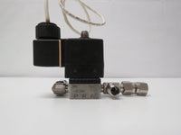Burkert 6014 C 5/64 FKM SS NPT1/8 PMAX 145PSI  Solenoid valve