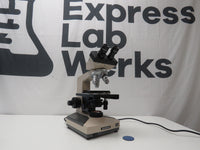 Olympus Ch-2 CHT Microscope W/ 4x, 10x, 40x, 100x Objectives - TESTED