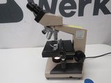 Olympus Ch-2 CHT Microscope W/ 4x, 10x, 40x, 100x Objectives - TESTED