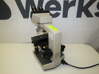 Olympus Ch-2 CHT Microscope W/ 4x, 10x, 40x, 100x Objectives - TESTED
