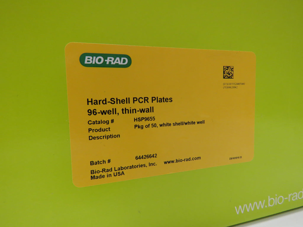 Bio Rad Label Bio Rad Cat No HSP9655 Hard Shell PCR Plates 96 Well Thin Wall - 2 CAS ...