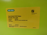 Bio Rad Cat No HSP9655 Hard Shell PCR Plates 96 Well Thin Wall - 2 CASES of 50