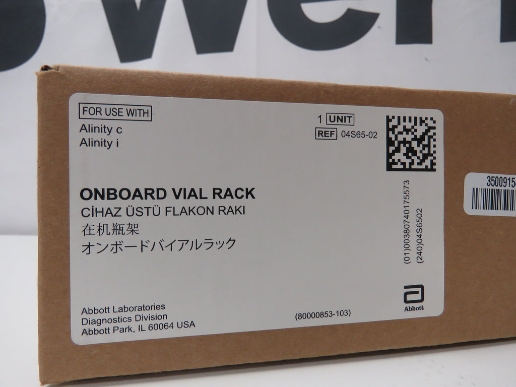 ALINITY Onboard Vial Rack Product Number 04S65-02 | Express Lab Werks, LLC