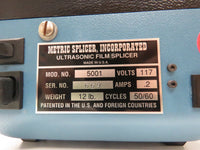 Metric Splicer, Incorporated Model 5001 Ultrasonic Film Splicer #2  - Read, Video, parts or repair