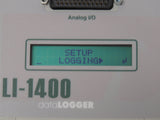 Li-cor LI-1400 10 Channel Light Sensor Data Logger Analog I/O Biosciences Field Unit