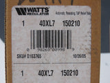 WATTS 1" Bronze Automatic T&P Temp/Pressure Reseating Relief Valve 1 40XL7-150210