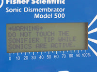 Fisher Scientific Sonic Dismembrator Model 500 w/ 102-C Converter 120V