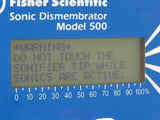 Fisher Scientific Sonic Dismembrator Model 500 w/ 102-C Converter 120V