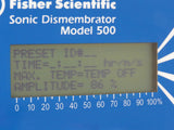 Fisher Scientific Sonic Dismembrator Model 500 w/ 102-C Converter 120V