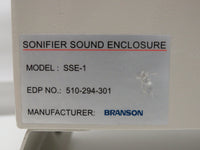 Branson SSE-1 Sonifier Sound Enclosure For Use With Sonifier Cell Disruptors Homogenizer