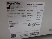 2020 Thermo Sorvall ST 8R Refrigerated Benchtop centrifuge w/ Swing Bucket Rotor