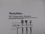 Welch Allyn 767 Wall Transformer with Otoscope & Ophthalmoscope - Excellent Shape