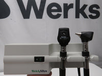 Welch Allyn 767 Wall Transformer with Otoscope & Ophthalmoscope Excellent Shape