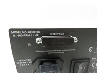 Cole Parmer MasterFlex L/S 07522-20 w/ 77200-60 Easy-Load II Pump Head