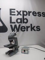 VINTAGE Series 10-118 American Optical AO Stereo microscope w/ Objectives Lamp