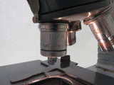 VINTAGE Series 10-118 American Optical AO Stereo microscope w/ Objectives Lamp