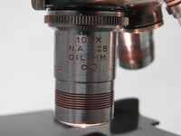 VINTAGE Series 10-118 American Optical AO Stereo microscope w/ Objectives Lamp