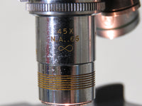 VINTAGE Series 10-118 American Optical AO Stereo microscope w/ Objectives Lamp