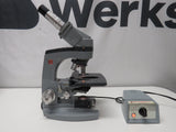 VINTAGE Series 10-118 American Optical AO Stereo microscope w/ Objectives Lamp