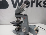 VINTAGE Series 10-118 American Optical AO Stereo microscope w/ Objectives Lamp