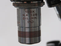 VINTAGE Series 10-118 American Optical AO Stereo microscope w/ Objectives No transformer