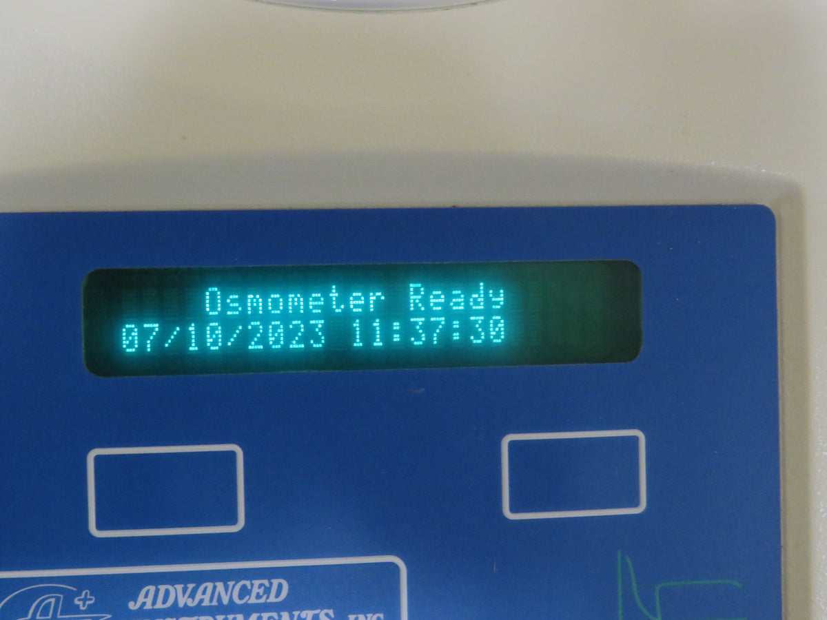 Advanced Instruments 3320 Osmometer w/ PRINTER & Chamber Tips| Express ...