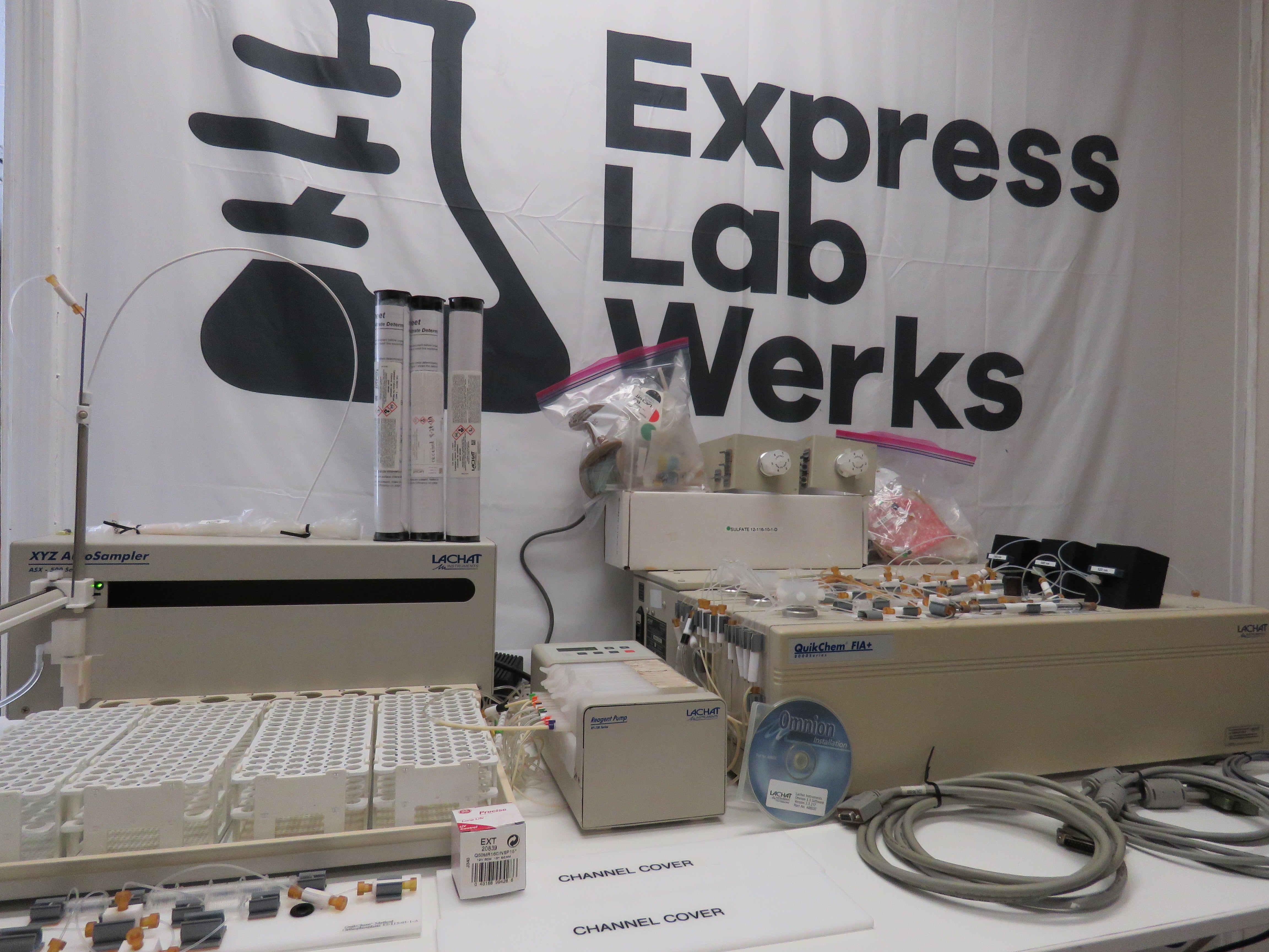 LACHAT QuiKChem 3 Channel QC8000 FIA+ Flow Injection Analysis ASX-510 ...
