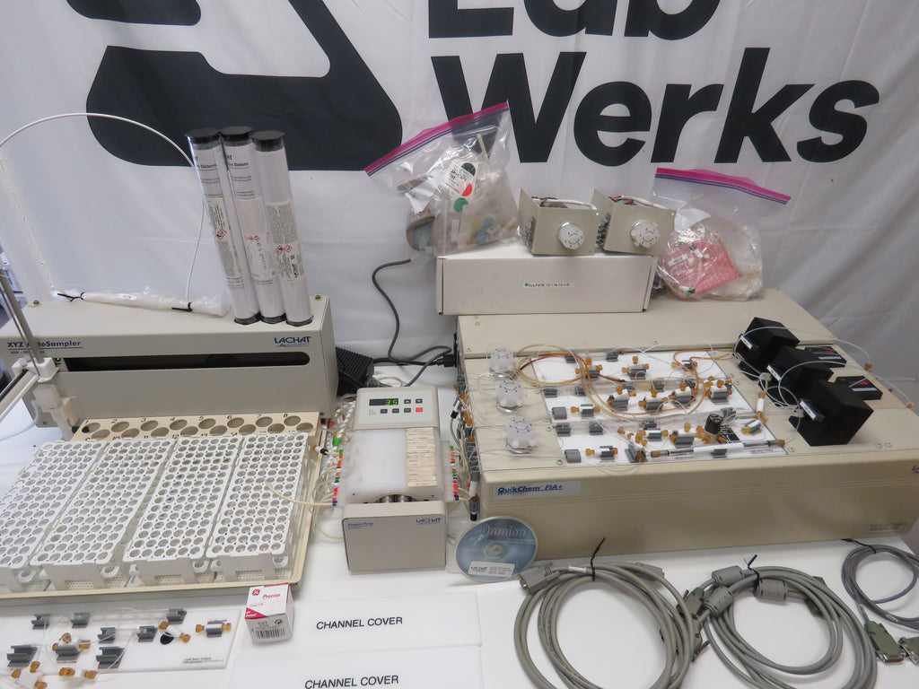 LACHAT QuiKChem 3 Channel QC8000 FIA+ Flow Injection Analysis ASX-510 ...