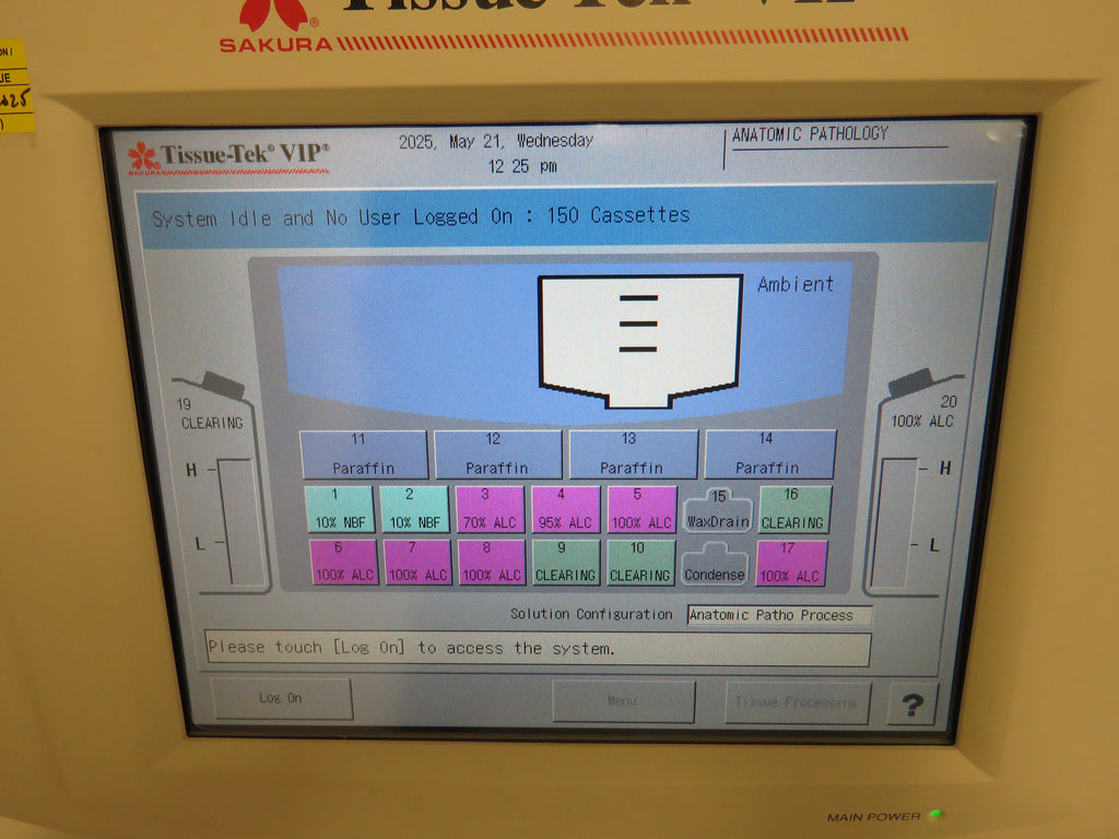 Sakura Tissue Tek VIP 6 Tissue Processor - VIP6 - Excellent Condition ...