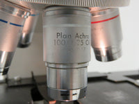 Reichert MicroStar IV 410 Microscope Binocular Microscope w/ 5 Obj  OIL 100x 50x 40x 10x 4x