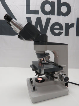 AO American Optical One-ten 110 1.25x Microscope w/ 100x 40x 10x 4x Objectives
