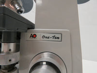 AO American Optical One-ten 110 1.25x Microscope w/ 100x 40x 10x 4x Objectives