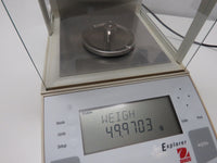 Ohaus E01140 Explorer Analytical Balance 110g Capacity - d=0.1mg Weight Verified