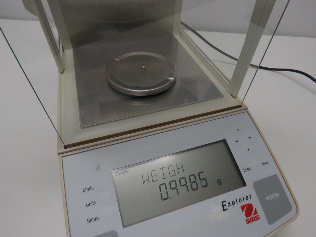Ohaus E01140 Explorer Analytical Balance 110g Capacity - d=0.1mg Weigh ...