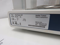 Mettler Toledo NewClassic MF ML204 /03 Analytical Balance  220 g x 0.1 mg - Weight Verified