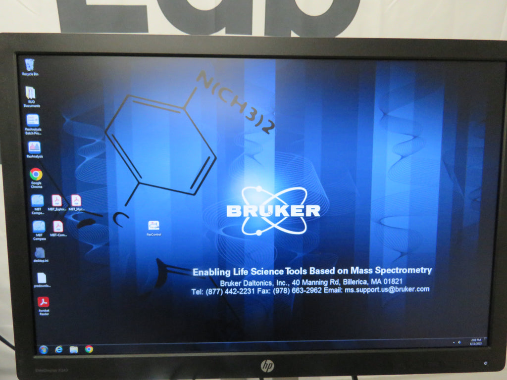 2017 BD BRUKER MICROFLEX LT/SH MASS SPECTROMETER w/ Computer & Accesso ...