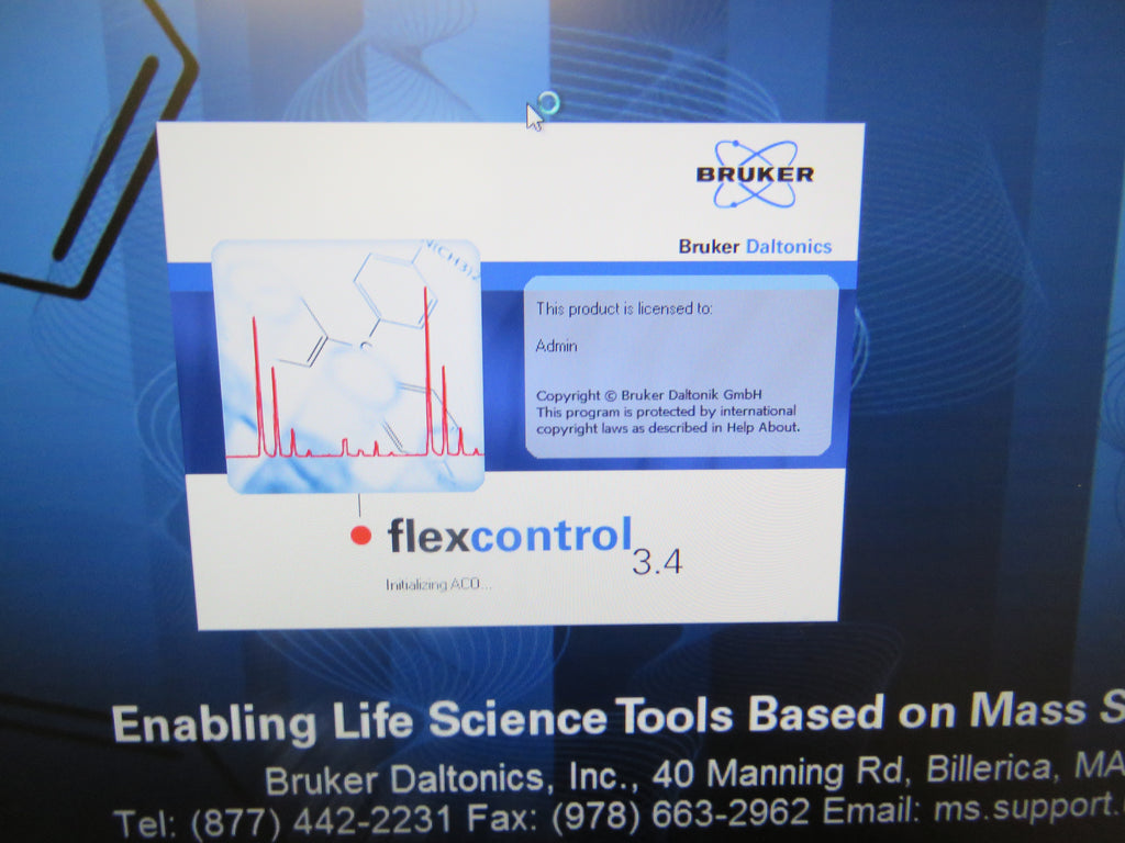 2017 BD BRUKER MICROFLEX LT/SH MASS SPECTROMETER w/ Computer & Accesso ...
