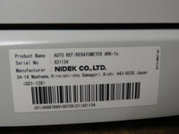 2022 Nidek ARK-1s Autorefactor Keratometer - Excellent Condition!  Sold with warranty.