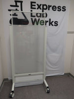 INFAB Mid Tall X-Ray Protection Physician Mobile Barrier 2.0mm Lead Glass 683473