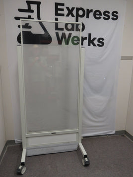 INFAB Mid Tall X-Ray Protection Physician Mobile Barrier 2.0mm Lead Glass 683473