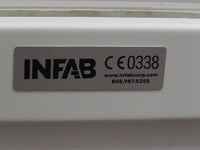 INFAB Mid Tall X-Ray Protection Physician Mobile Barrier 2.0mm Lead Glass 683473