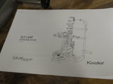 2018 Keeler Slit Lamp 40H LED with KAT Tonometer 12.5X Eyepieces 43mm Lens